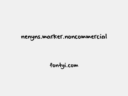 nenyns.marker.noncommercial