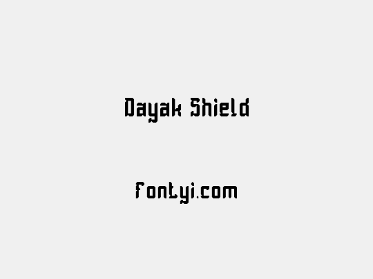 Dayak Shield