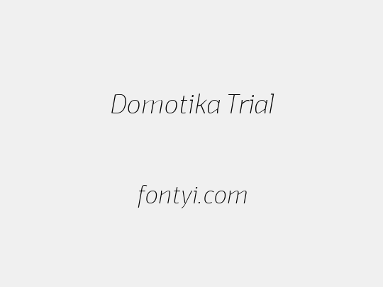 Domotika Trial