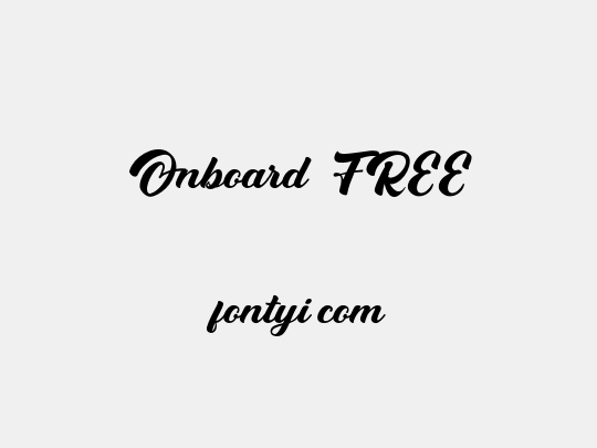 Onboard FREE