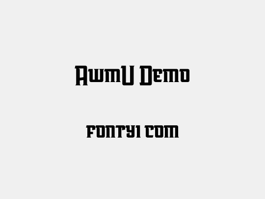 AwmU Demo