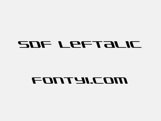SDF Leftalic