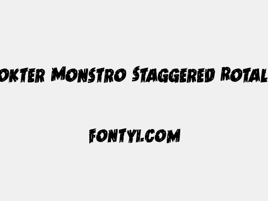 Dokter Monstro Staggered Rotalic
