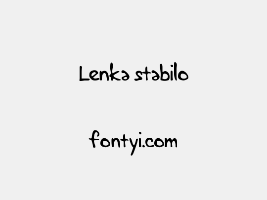 Lenka stabilo