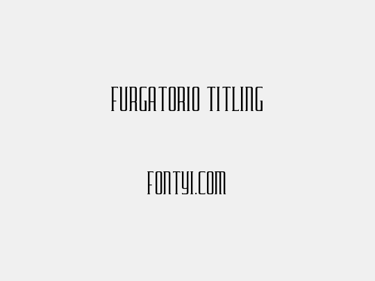 Furgatorio Titling