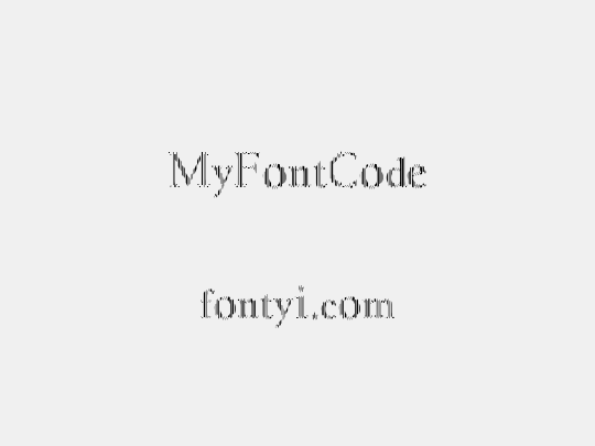 MyFontCode