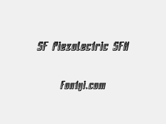 SF Piezolectric SFX