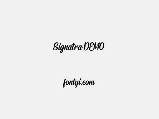Signatra DEMO