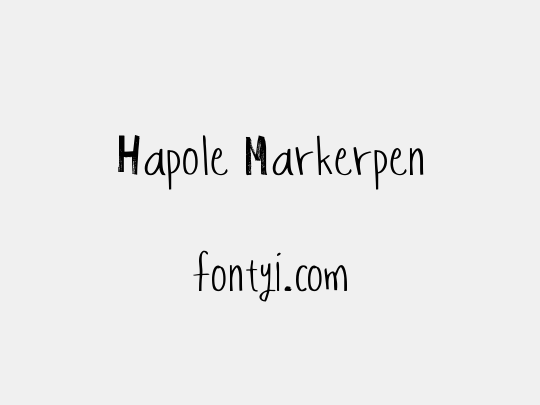 Hapole Markerpen