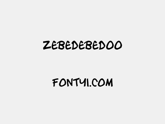 Zebedebedoo