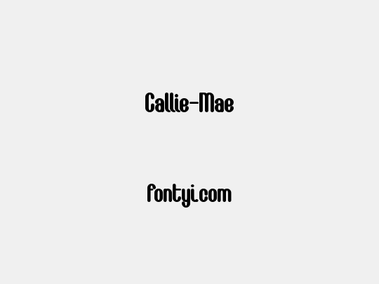 Callie-Mae