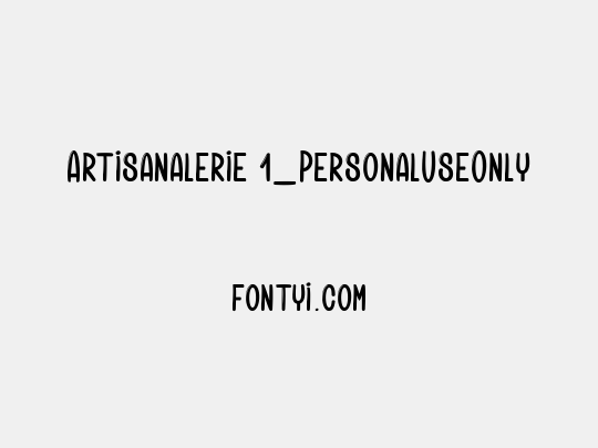 Artisanalerie 1_PersonalUseOnly
