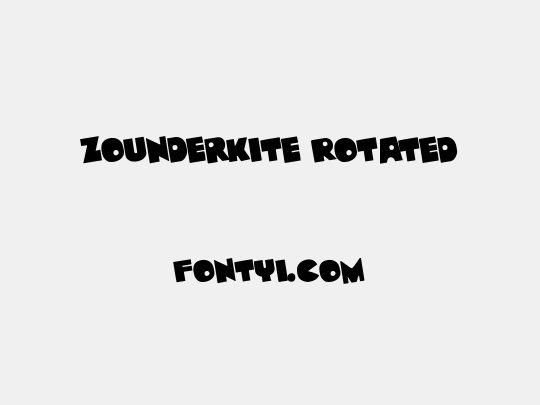 Zounderkite Rotated