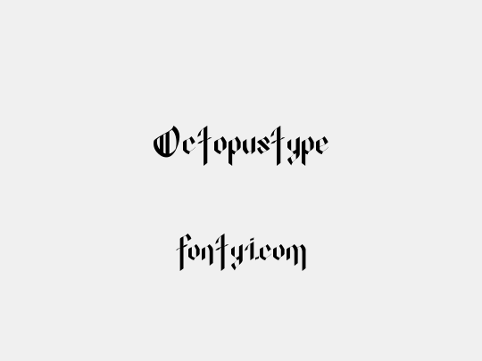 Octopustype