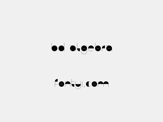 BD Algebra