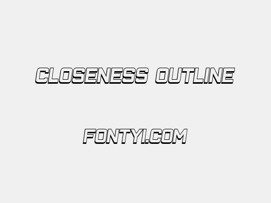 Closeness Outline