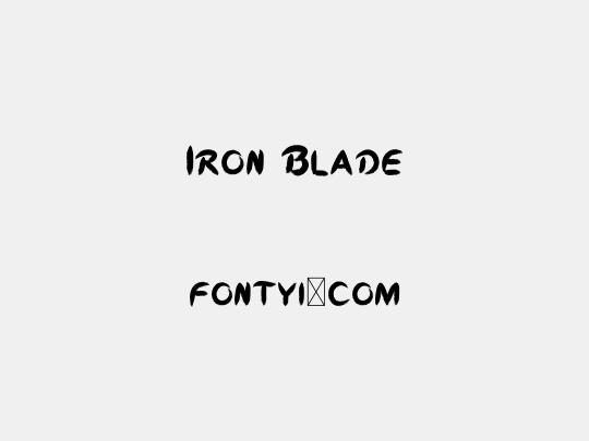 Iron Blade