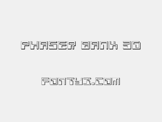 Phaser Bank 3D
