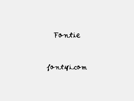 Fontie