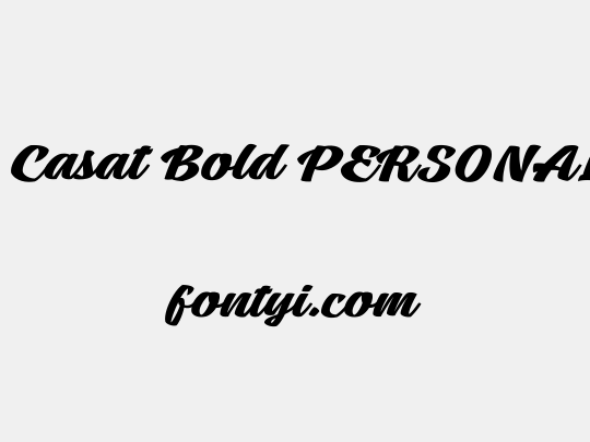 Mean Casat Bold PERSONAL USE