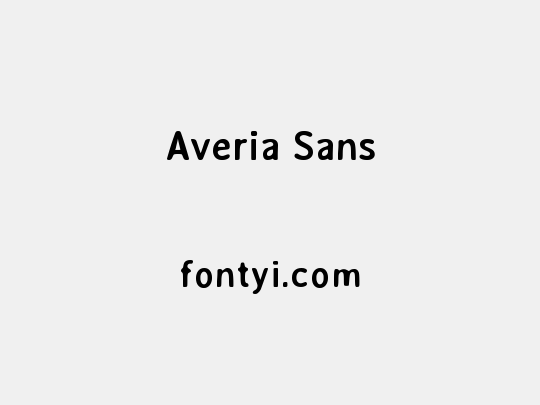 Averia Sans