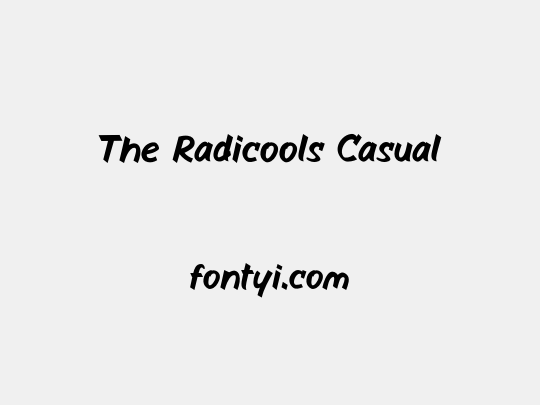 The Radicools Casual