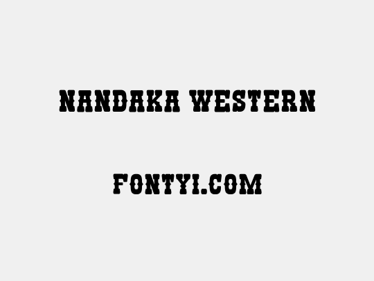Nandaka Western