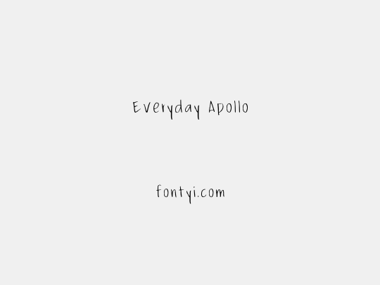 Everyday Apollo