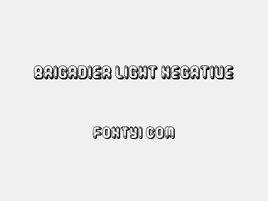 Brigadier Light Negative