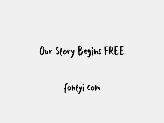 Our Story Begins FREE