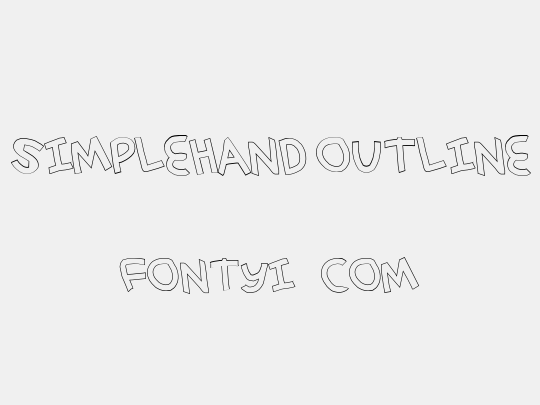 simplehand outline