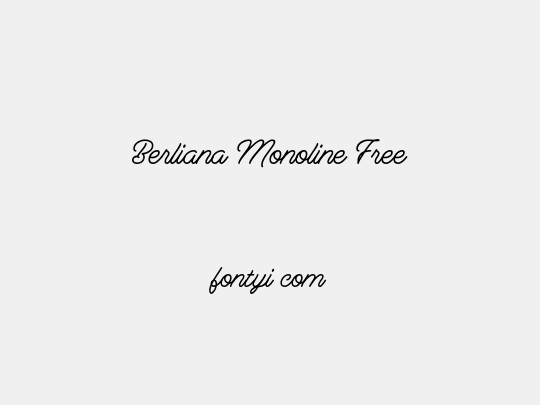 Berliana Monoline Free