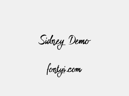 Sidney Demo