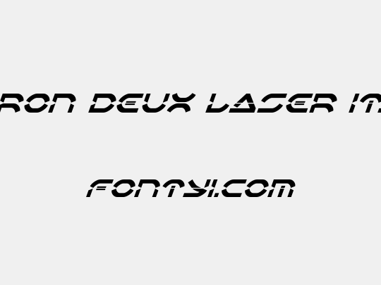 Oberon Deux Laser Italic