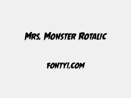 Mrs. Monster Rotalic