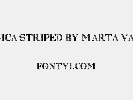Clasica Striped by Marta van Ec