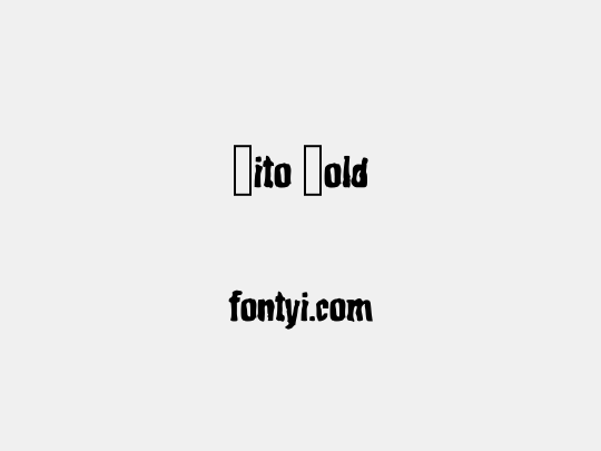 Bito Bold