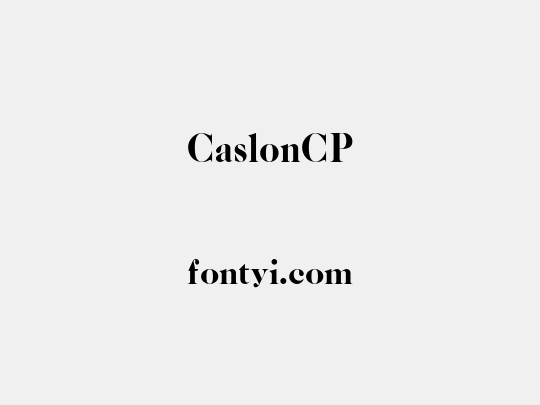 CaslonCP