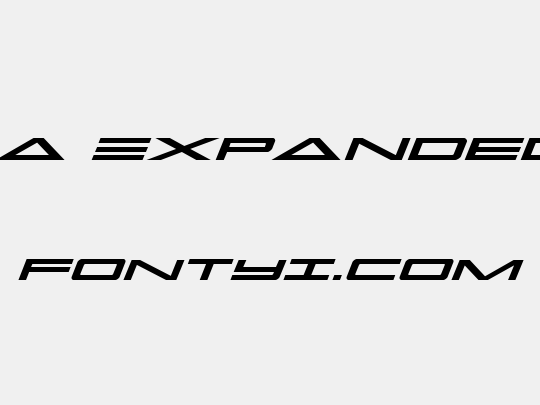 Capella Expanded Italic