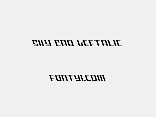 Sky Cab Leftalic