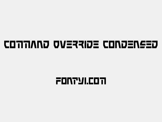 Command Override Condensed