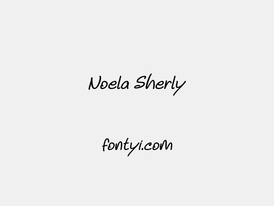 Noela Sherly