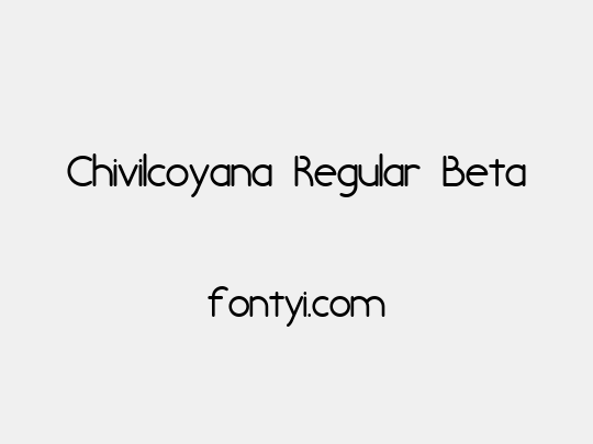 Chivilcoyana Regular Beta