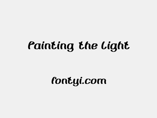 Painting the Light