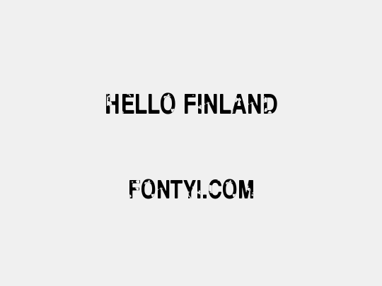 Hello Finland