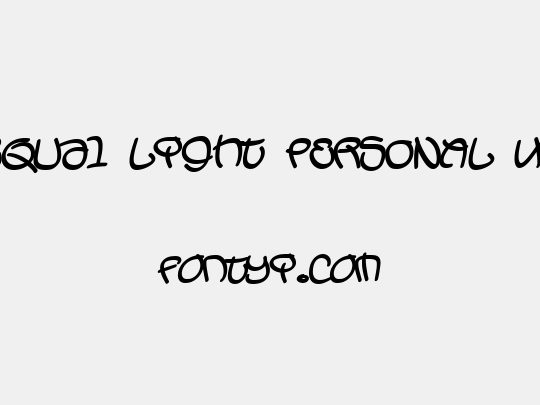 Sequal Light PERSONAL USE