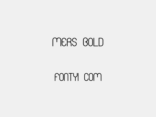 Mers Bold
