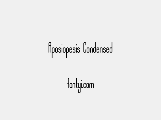 Aposiopesis Condensed