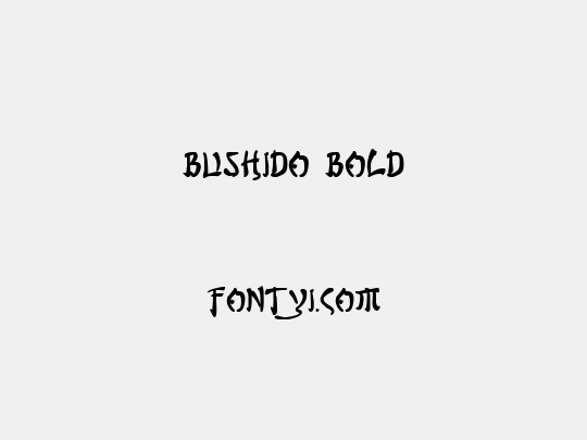 Bushido Bold