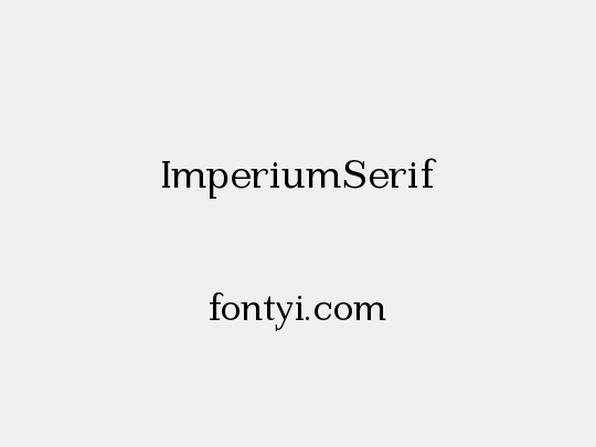 ImperiumSerif